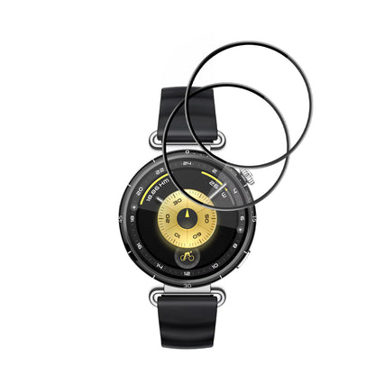Фолио за защита Techsuit Nano Flex за Huawei Watch GT 6 41mm, Комплект 2 броя, Пластмаса, Черно