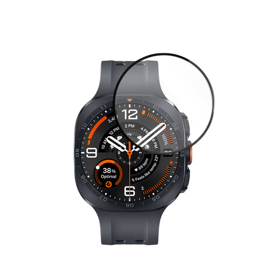 Протекторна фолио Techsuit Nano Flex за Samsung Galaxy Watch Ultra2, пластмасова, комплект от 2 броя, черна