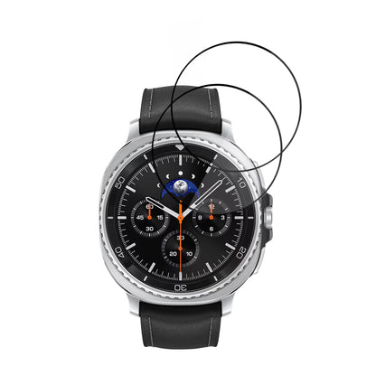 Фолио за защита Techsuit Nano Flex за Samsung Galaxy Watch8 Classic, Комплект 2 броя, Пластмаса, Черно
