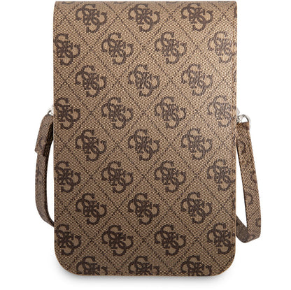 Universal Phone Bag, Guess, 4G Triangle Logo, Brown