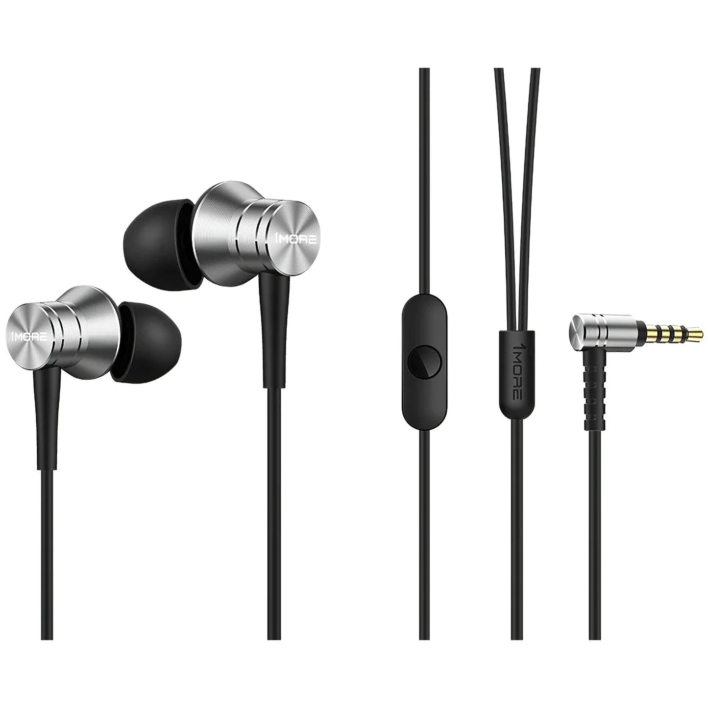 Handsfree 3,5 мм 1More Piston Fit E1009, сив 