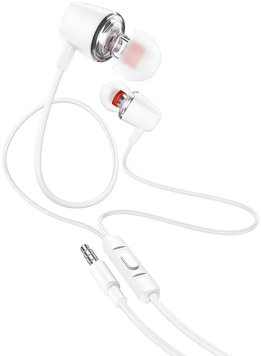 Handsfree 3.5mm HOCO M107, Бял