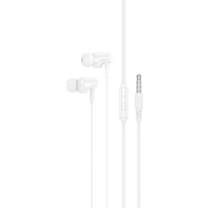 Handsfree 3.5mm HOCO M112, Бял