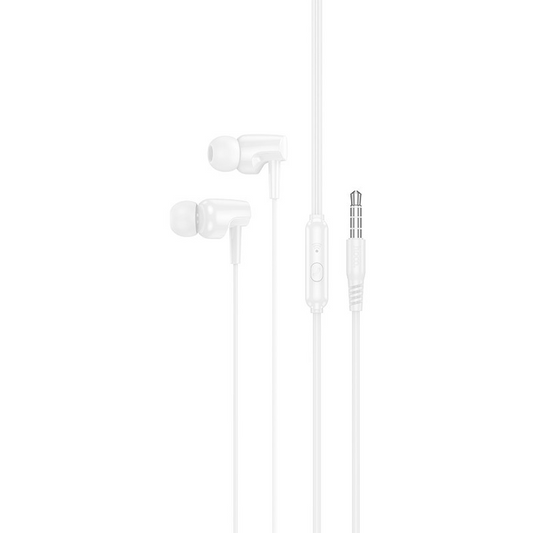 Handsfree 3.5mm HOCO M112, Бял
