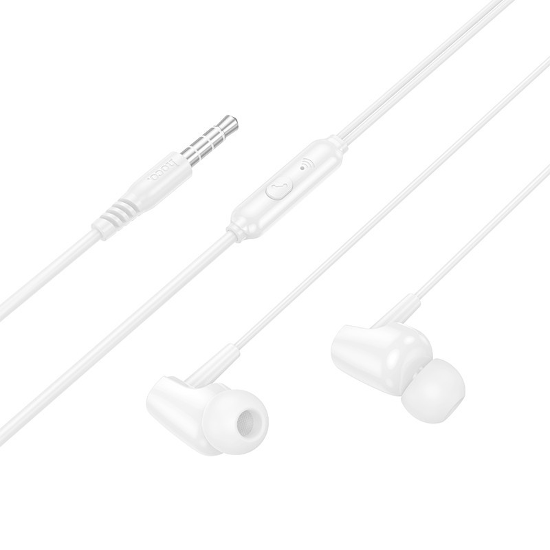 Handsfree 3.5mm HOCO M112, Бял