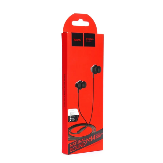 Handsfree 3.5mm HOCO M14, Черен