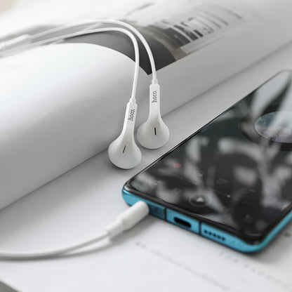 Handsfree 3.5mm HOCO M73, Бял