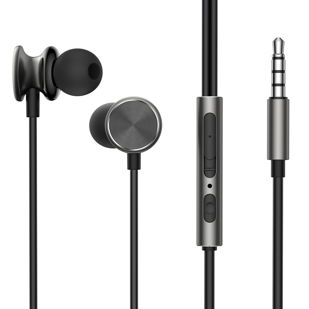 Handsfree 3.5mm Joyroom JR-EW03, Gray
