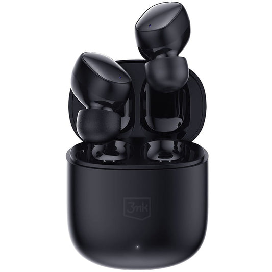 Handsfree Bluetooth 3MK FlowBuds, TWS, Черен