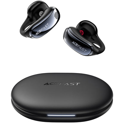 Handsfree Bluetooth Acefast Aceclip Pro, TWS, Черен
