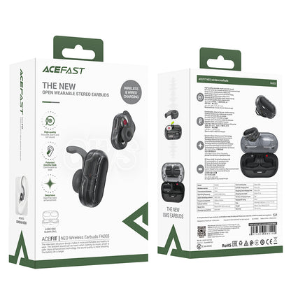 Handsfree Bluetooth Acefast Acefit Neo, TWS, Черен