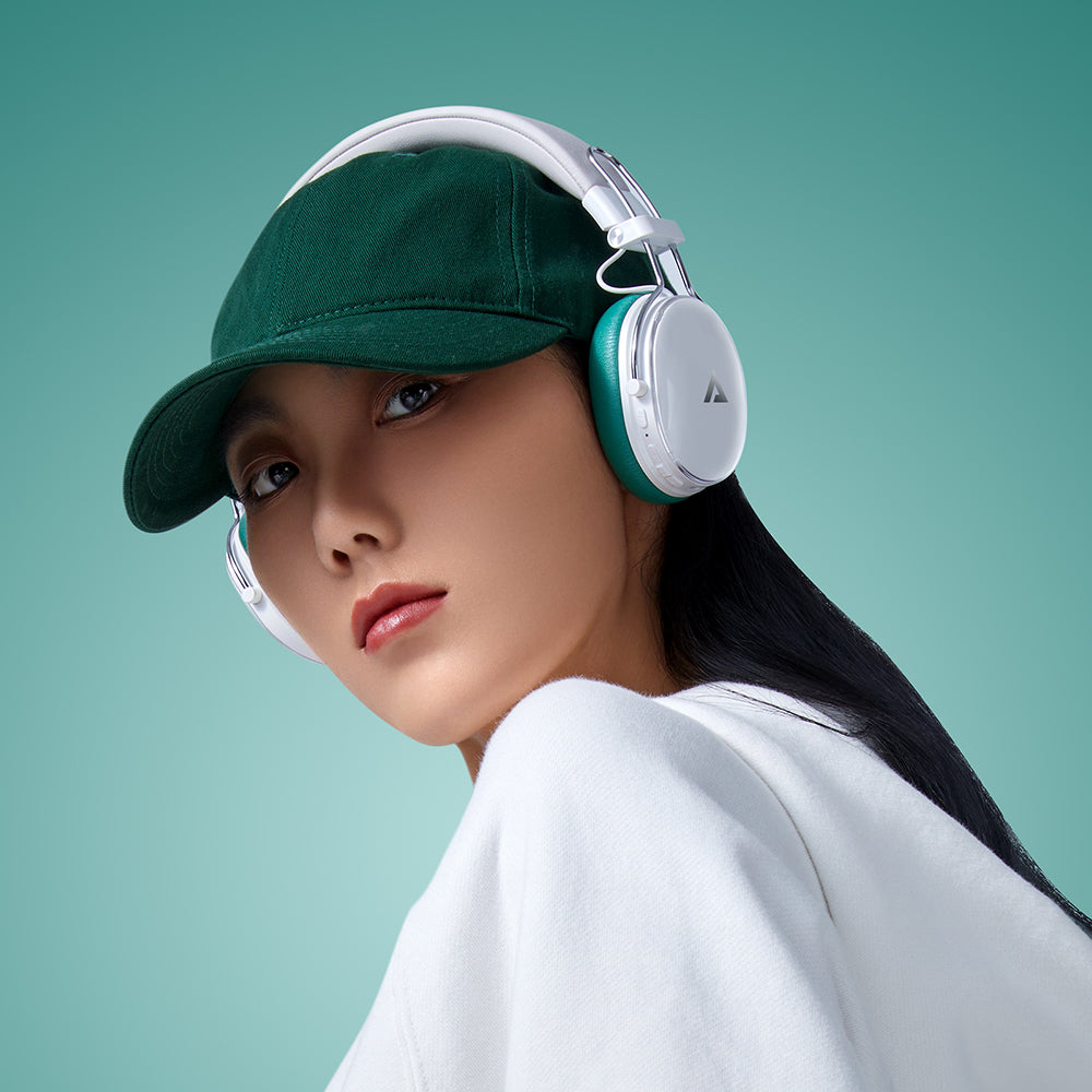 Handsfree Bluetooth Acefast H7, A2DP, ANC, Бял
