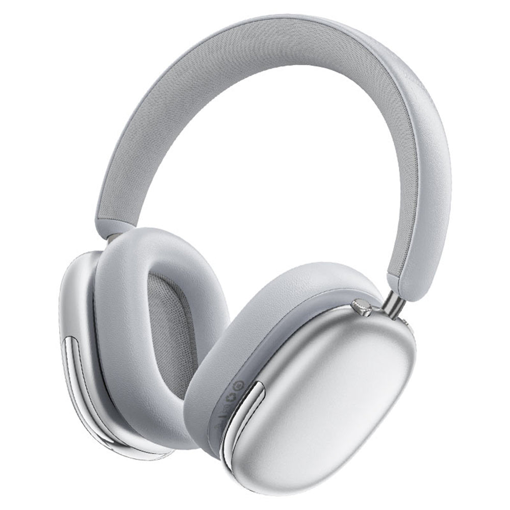 Bluetooth слушалки Acefast H9, A2DP, ANC, Сребрист