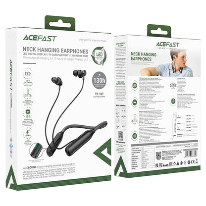 Handsfree Bluetooth Acefast N4, A2DP, Черен