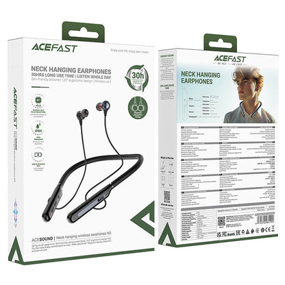 Handsfree Bluetooth Acefast N5, A2DP, Черен