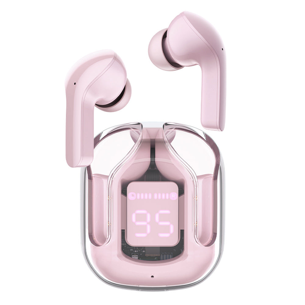 Handsfree Bluetooth Acefast T6, TWS, Розов