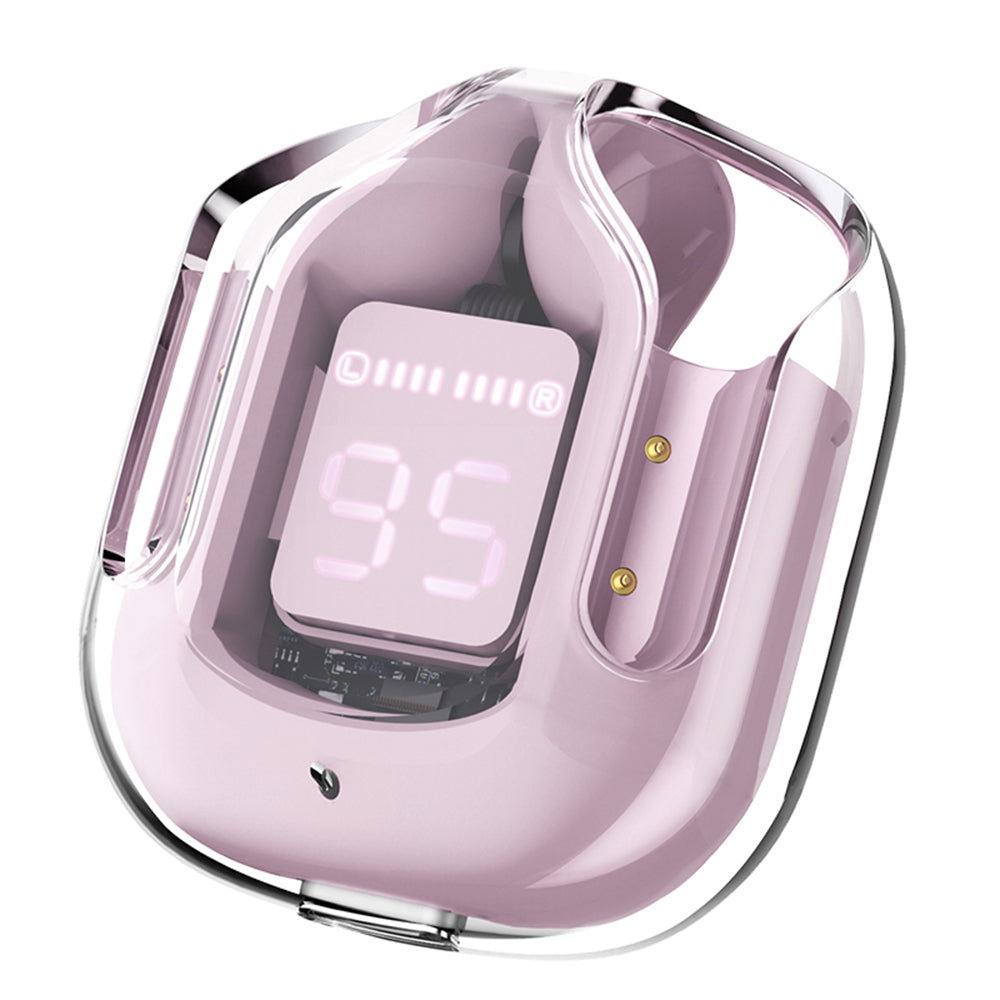 Handsfree Bluetooth Acefast T6, TWS, Розов