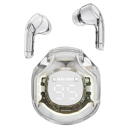 Handsfree Bluetooth Acefast T8, TWS, Бял