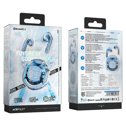Handsfree Bluetooth Acefast T8, TWS, Син