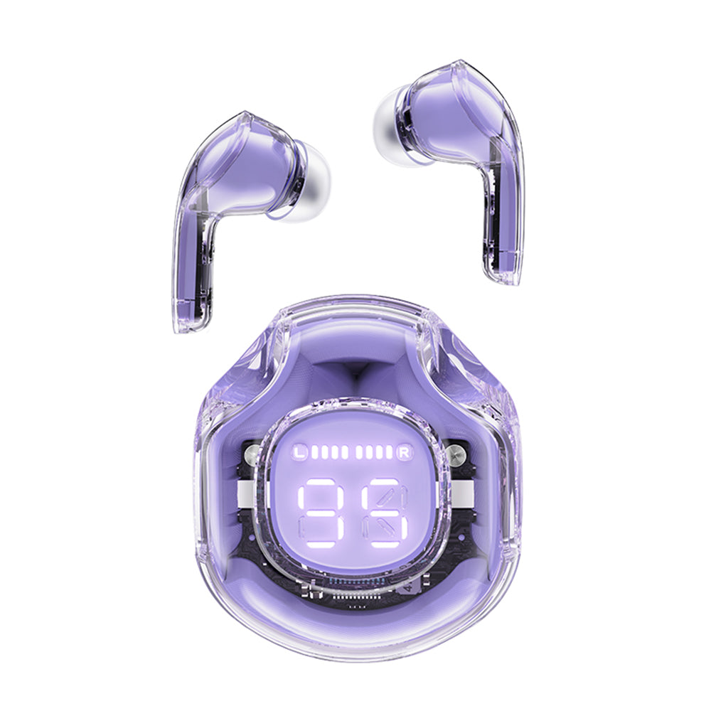Handsfree Bluetooth Acefast T8, TWS, Лилав