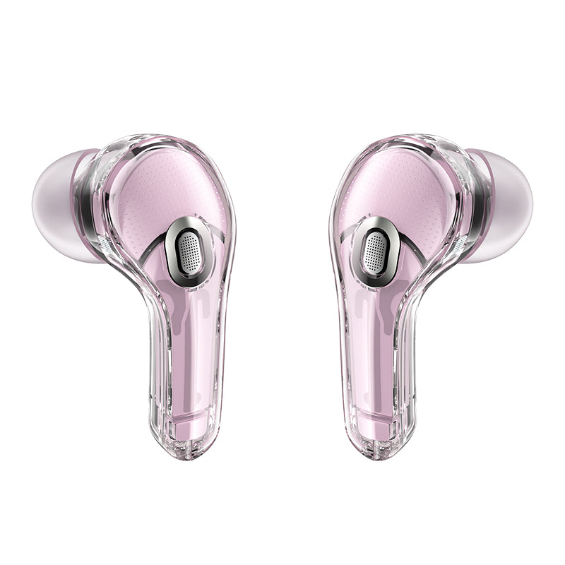 Handsfree Bluetooth Acefast T8, TWS, Розов