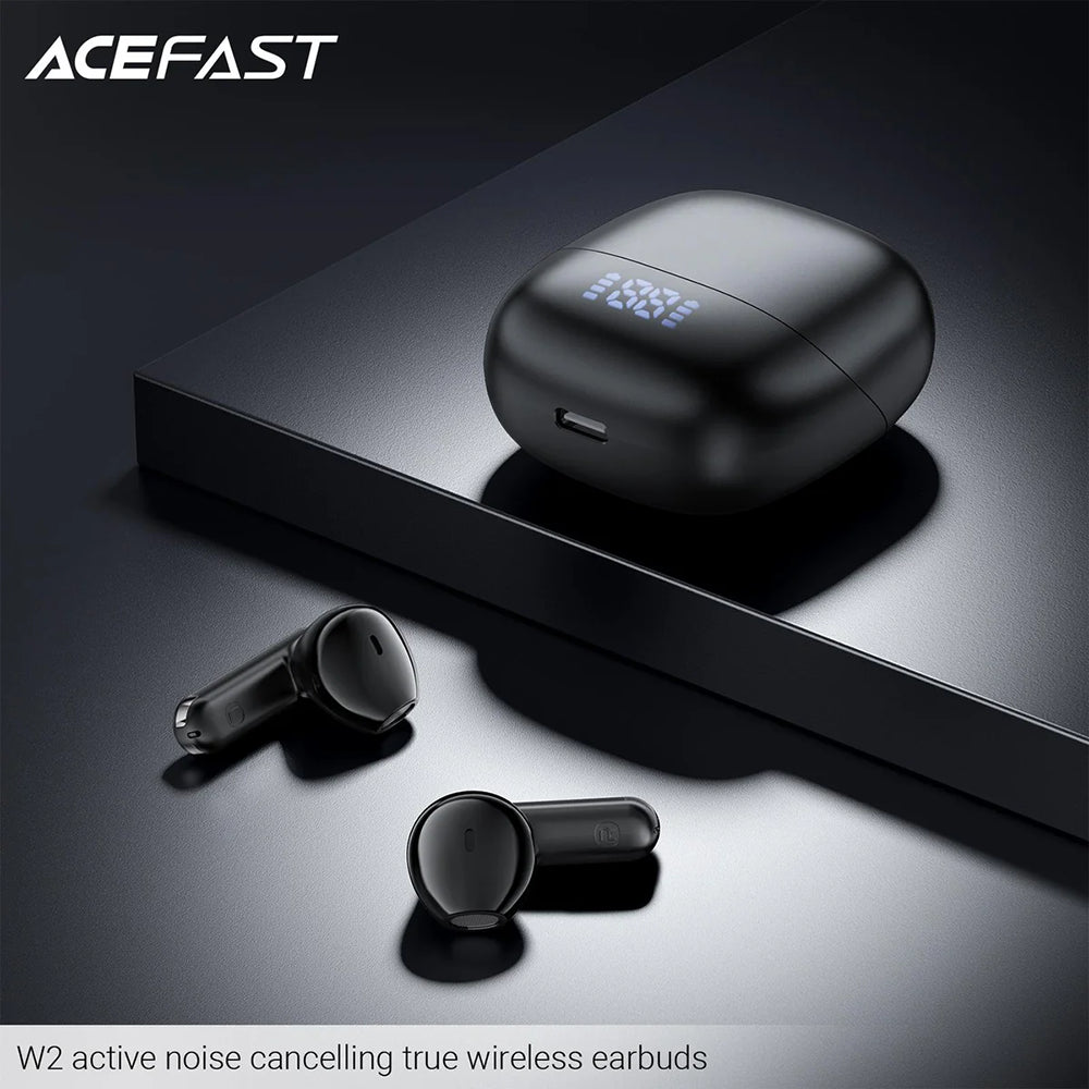 Handsfree Bluetooth Acefast W2, TWS, Черен