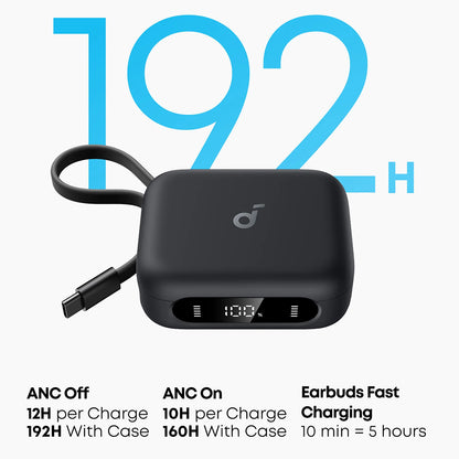 Handsfree Bluetooth Anker P41i, TWS, ANC, Черен A3937G11