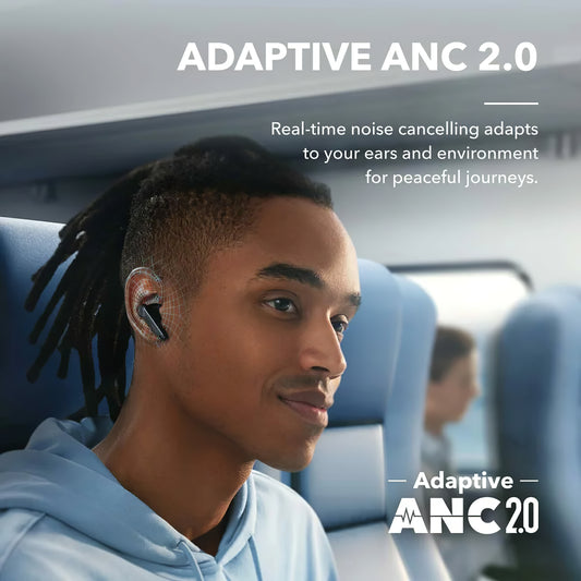 Handsfree Bluetooth Anker SoundCore Liberty 4 NC, TWS, ANC, MultiPoint, Черен A3947G11