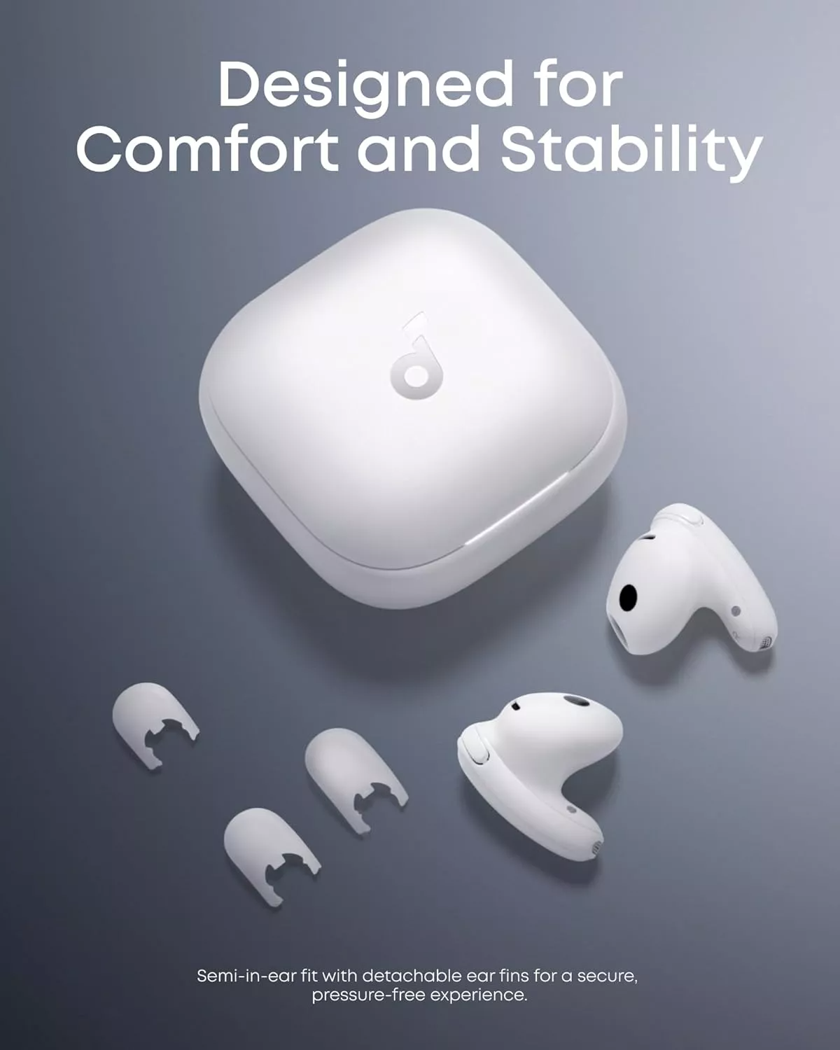 Handsfree Bluetooth Anker SoundCore Liberty Buds, TWS, ANC, Бял D1200G21