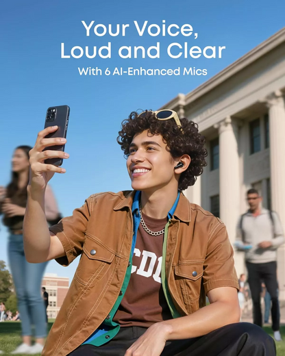 Handsfree Bluetooth Anker Soundcore R60i, TWS, ANC, Черен D1202G11