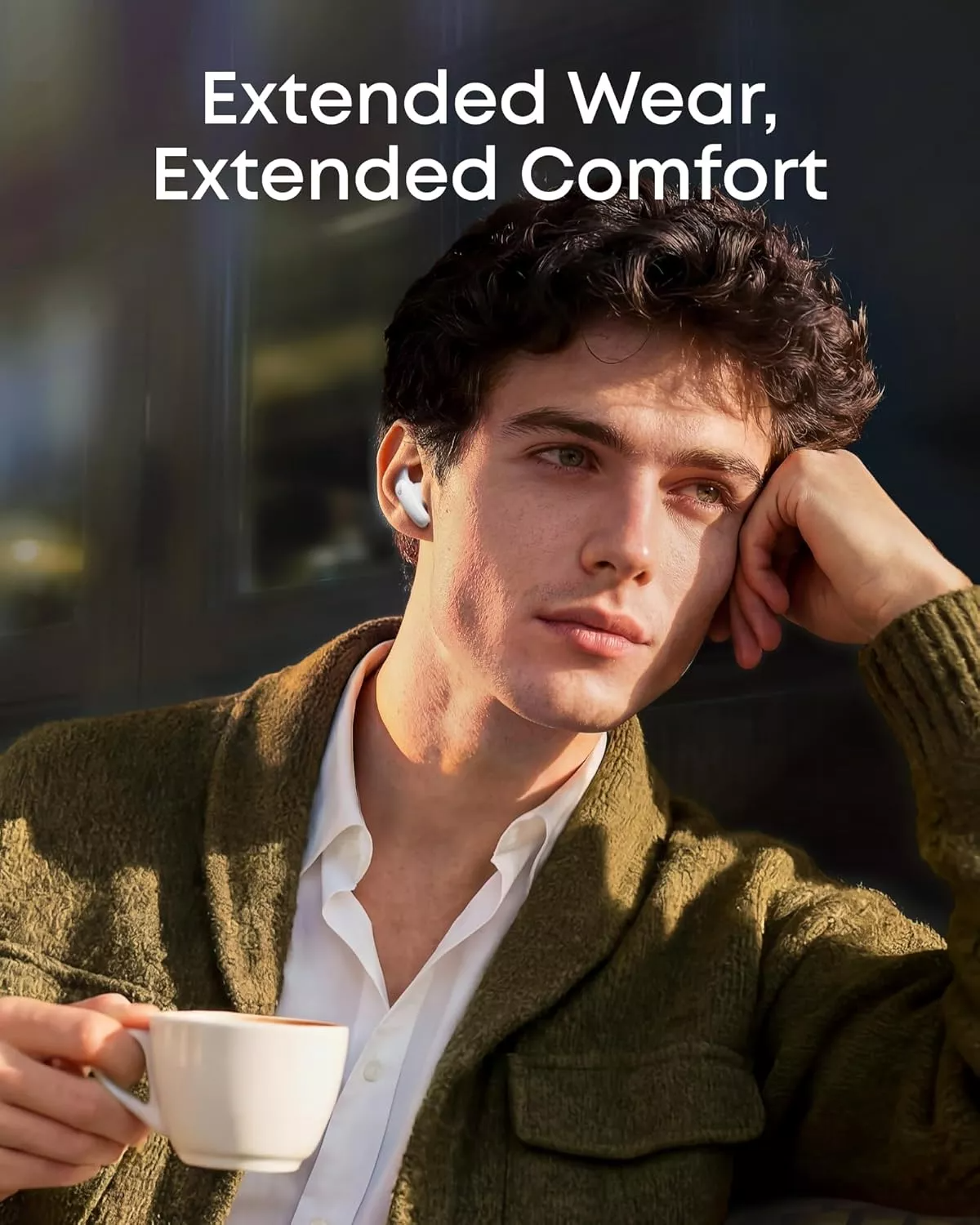 Handsfree Bluetooth Anker SoundCore Liberty Buds, TWS, ANC, Бял D1200G21