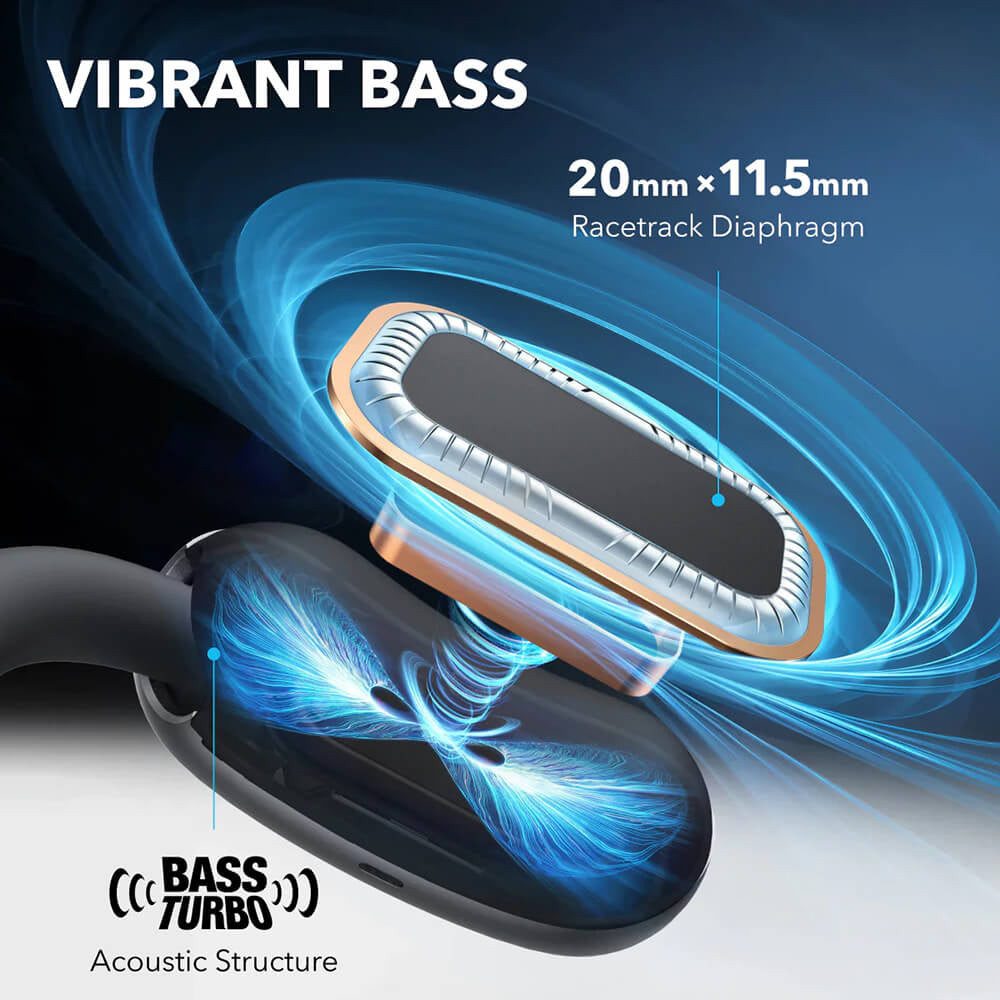 Handsfree Bluetooth Anker SoundCore AeroFit 2, TWS, Черен A3874G11