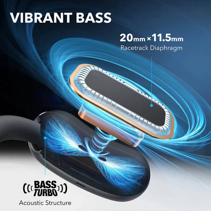 Handsfree Bluetooth Anker SoundCore AeroFit 2, TWS, Черен A3874G11