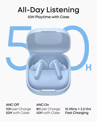 Handsfree Bluetooth Anker SoundCore R60i, TWS, ANC, Син D1202G31