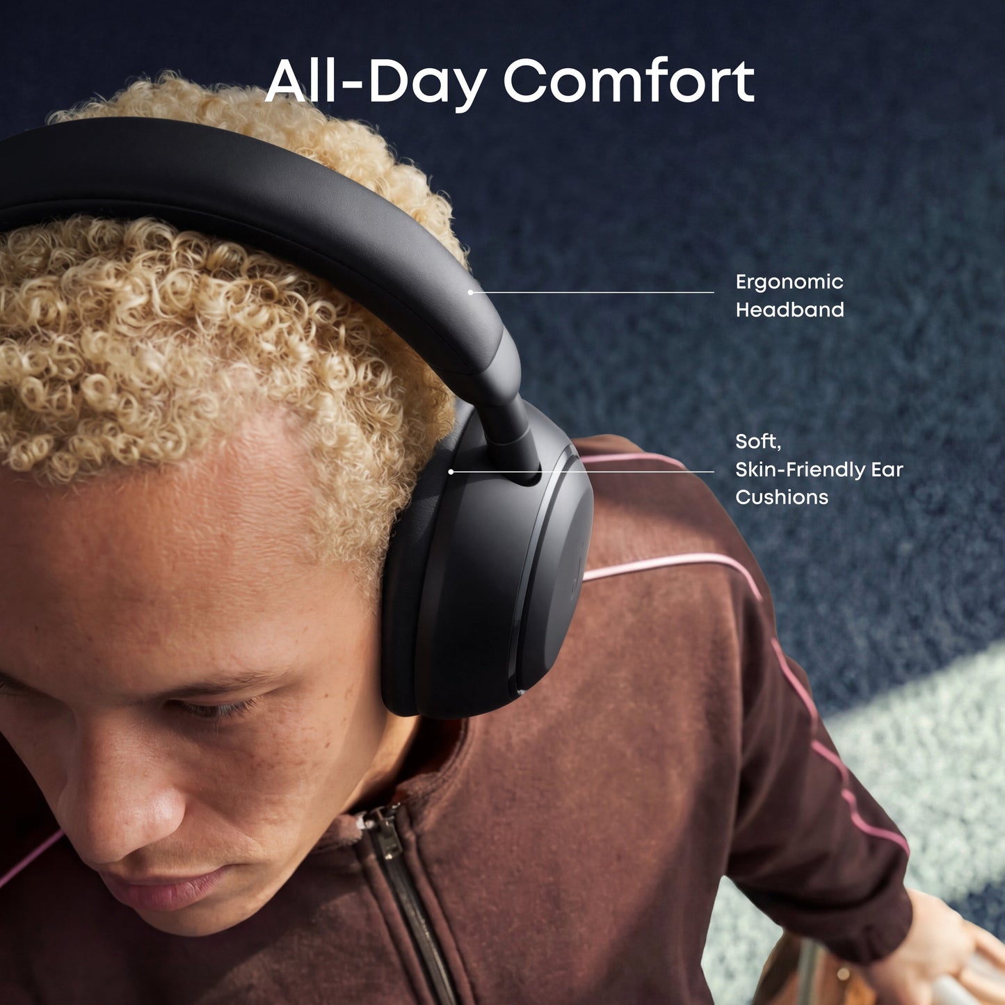 Handsfree Bluetooth Anker SoundCore Space 2, A2DP, ANC, Черен D1402G11