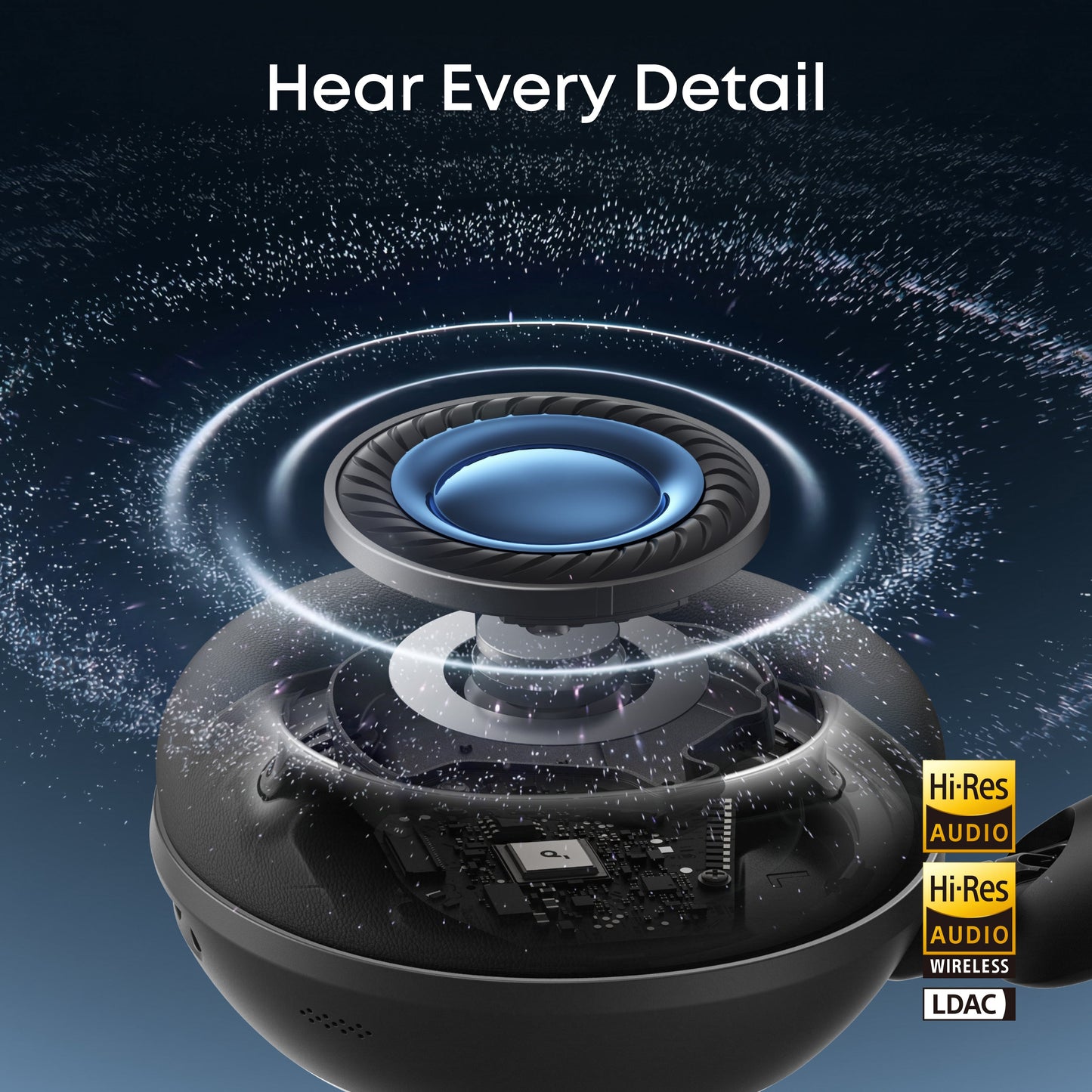 Handsfree Bluetooth Anker SoundCore Space 2, A2DP, ANC, Черен D1402G11
