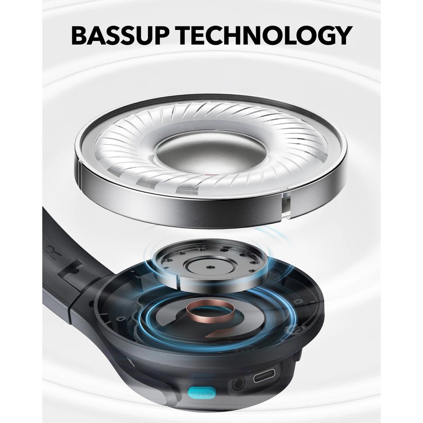 Handsfree Bluetooth Anker Soundcore Q11i, MultiPoint, A2DP, Сив A3005GA1