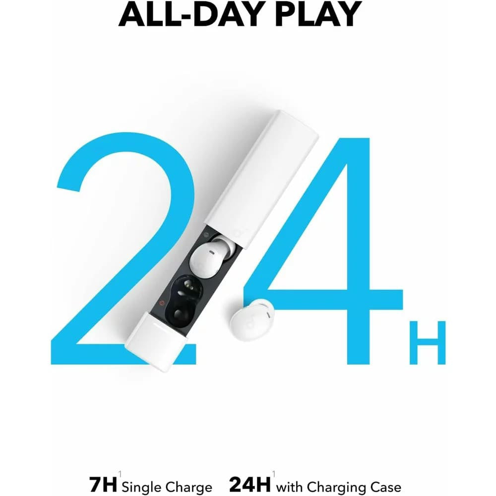 Handsfree Bluetooth Anker SoundCore A30i, TWS, Бял A3958G21