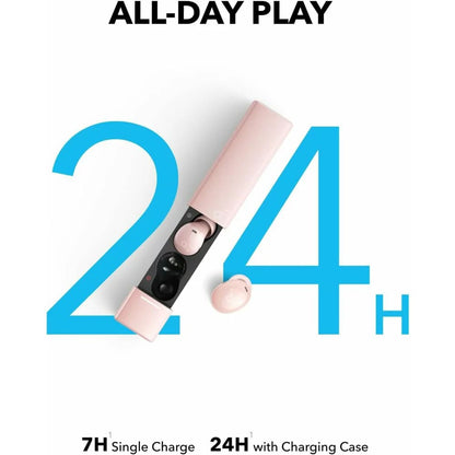 Handsfree Bluetooth Anker SoundCore A30i, TWS, Розов A3958G51