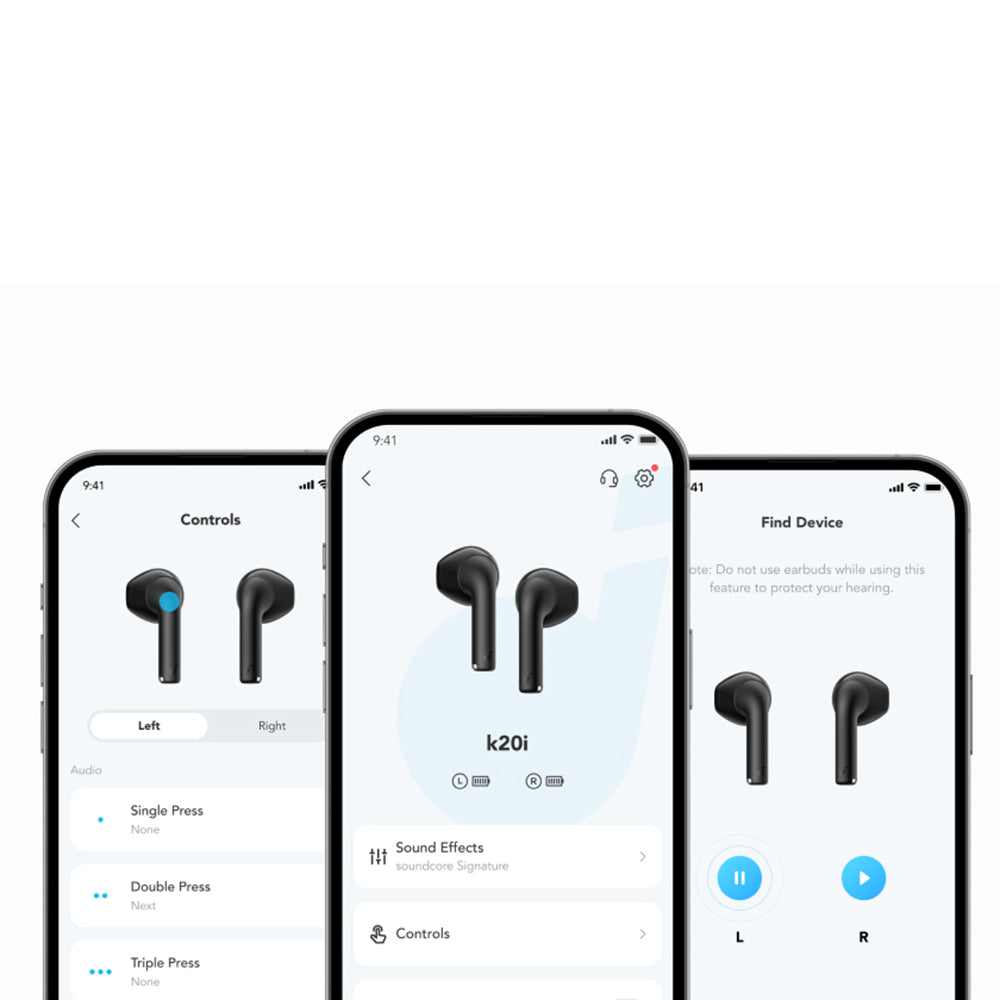 Handsfree Bluetooth Anker SoundCore K20i, TWS, Син A3994G31