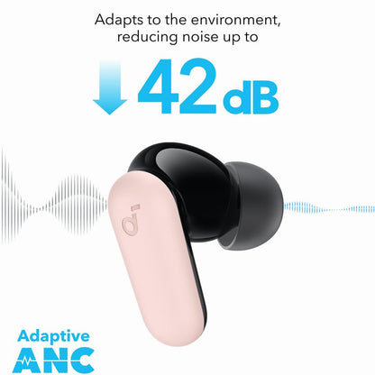 Handsfree Bluetooth Anker SoundCore P30i, TWS, Розов A3959351