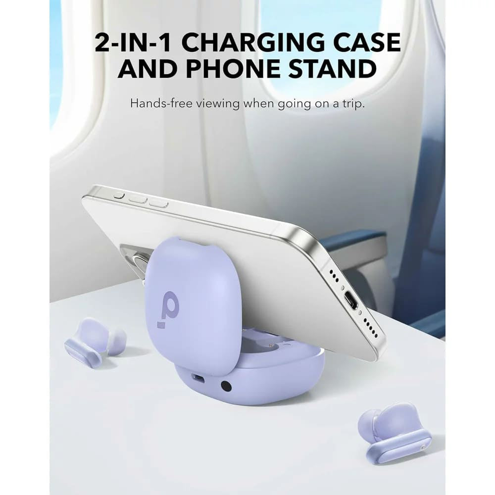 Handsfree Bluetooth Anker SoundCore P40i, TWS, ANC, Лилав A3955GQ1