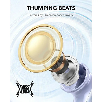 Handsfree Bluetooth Anker SoundCore P40i, TWS, ANC, Лилав A3955GQ1