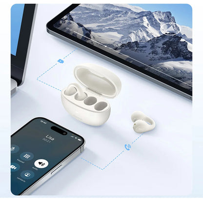 Handsfree Bluetooth Baseus AirGo AS01, TWS, Бял A00069101223-00