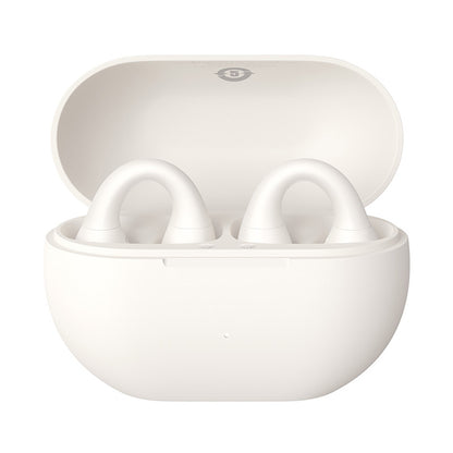 Handsfree Bluetooth Baseus Bass 15 Clip, TWS, Бял A00079500223-00