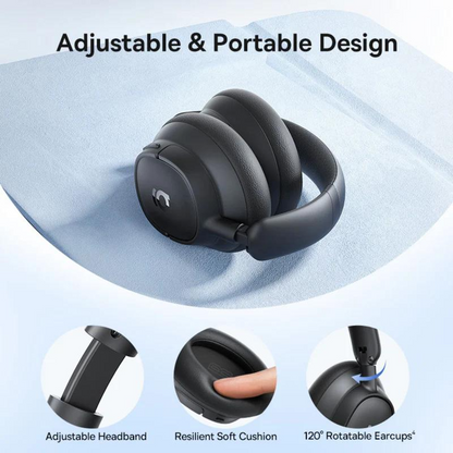 Handsfree Bluetooth Baseus Bass BH1 NC, MultiPoint, A2DP, ANC, Черен A0203703