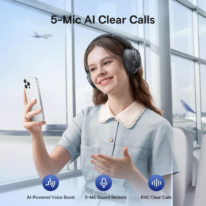 Handsfree Bluetooth Baseus Bass BH1 NC, MultiPoint, A2DP, ANC, Черен A0203703