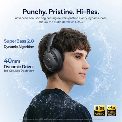 Handsfree Bluetooth Baseus Bass BH1 NC, MultiPoint, A2DP, ANC, Черен A0203703