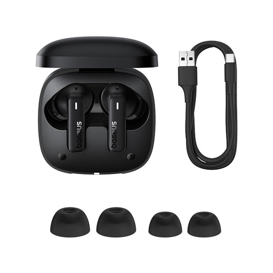 Handsfree Bluetooth Baseus Bowie E19, TWS, Черен A00069600113-00