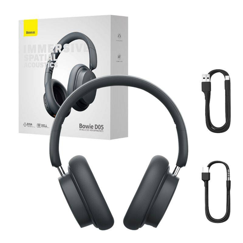 Handsfree Bluetooth Baseus Bowie D05, MultiPoint, A2DP, Сив NGTD020213